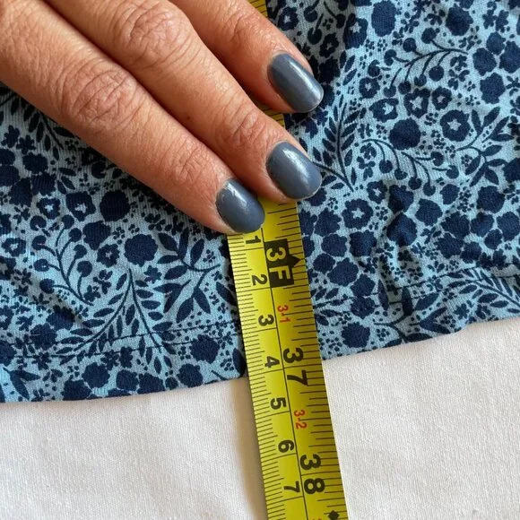 Women's Boden Blue Print Dress size 10R - Picture 9 of 9